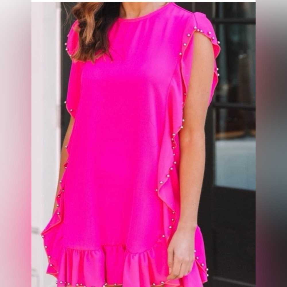 TCEC Pink Ruffle Dress - Picture 8 of 8